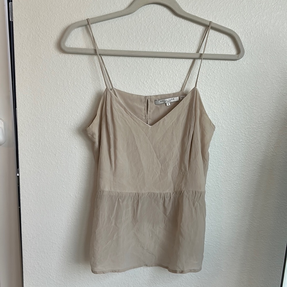 Bella luxx silk peplum too